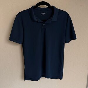 NWOT Old navy go-dry boys Dark Blue Polo sz XL 14-16